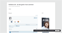 Desktop Screenshot of kollektiv.dk